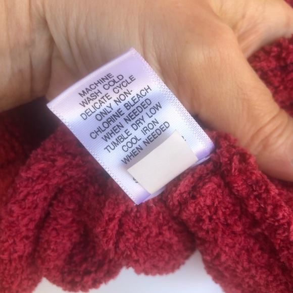 Sonoma red long sleeve sweater size large - Picture 6 of 6